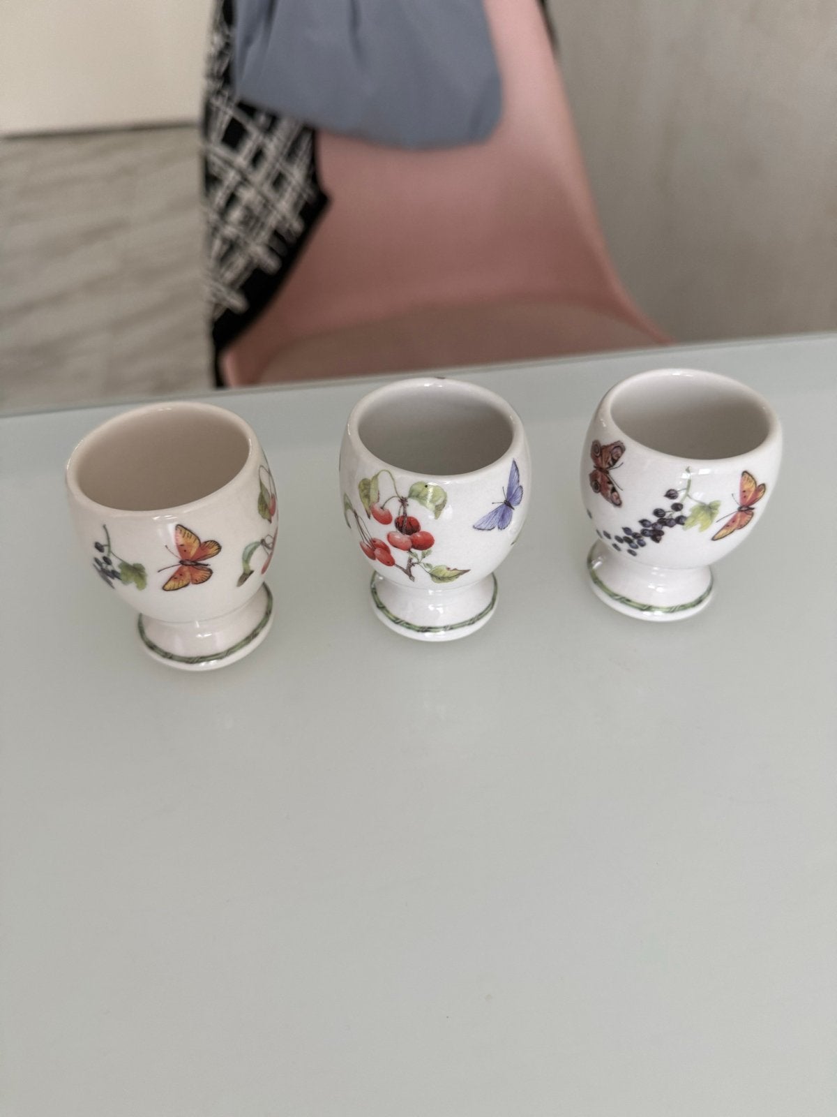 Janneke brinkman eierdoppen, Gebruikt, Ophalen of Verzenden, Porselein, Landelijk/Boerenbont