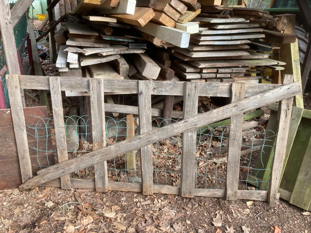 Hek of poort, Tuin en Terras, Ophalen, Gebruikt, 200 cm of meer, Looppoort
