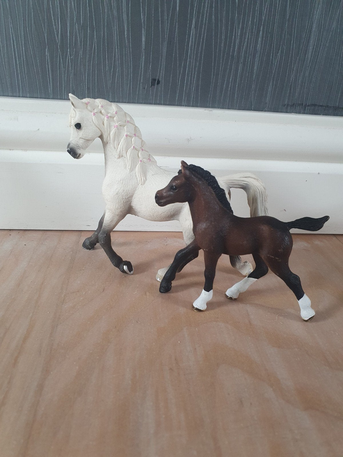 Arabieren familie schleich+accessoires, Verzamelen, Ophalen of Verzenden, Zo goed als nieuw, Paard, Beeldje of Figuurtje