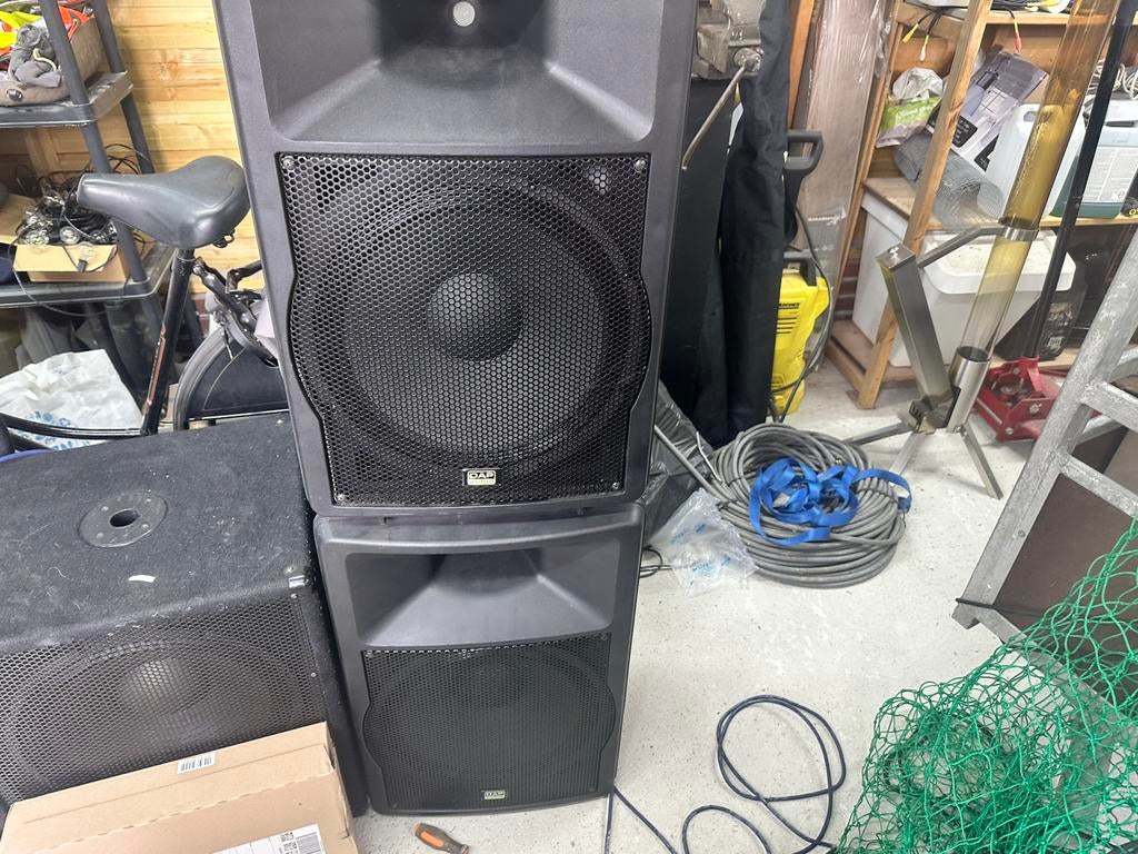 Mooi setje DAP K-115, Audio, Tv en Foto, Luidsprekers, Zo goed als nieuw, 120 watt of meer, Front, Rear of Stereo speakers, Ophalen