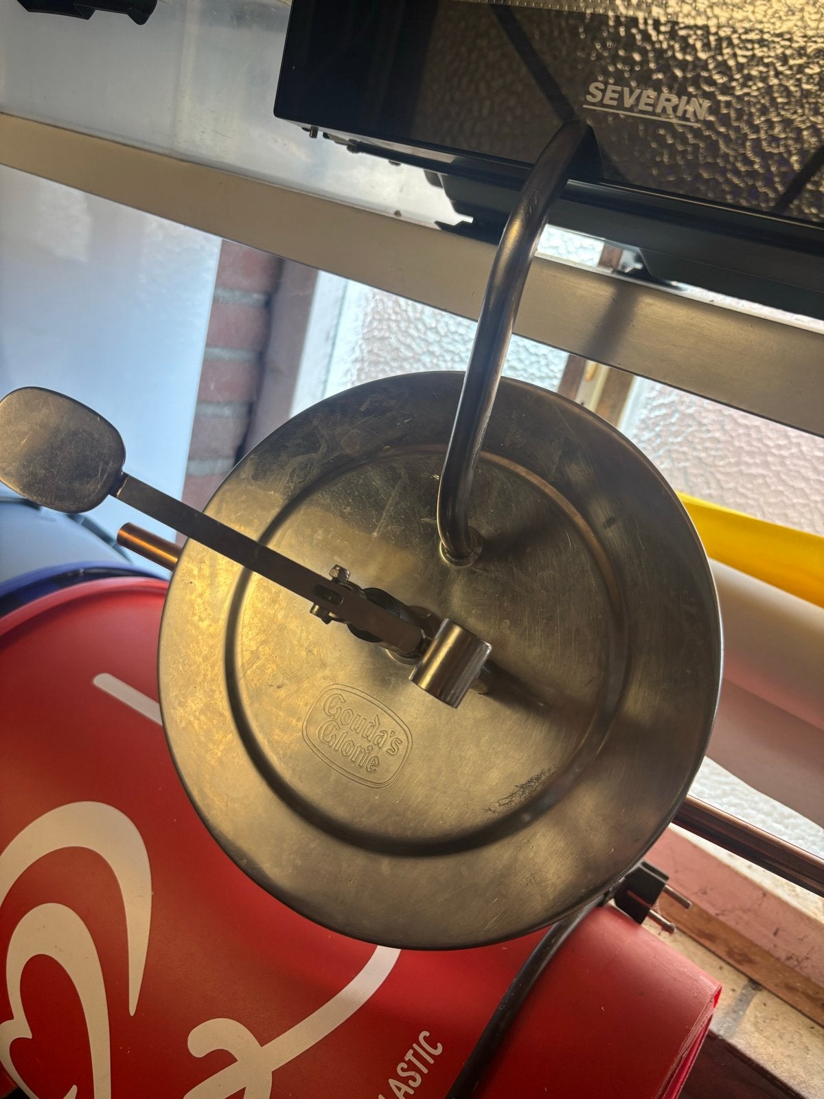 Saus pomp voor emmer, mayopomp, goudas glorie, Ophalen of Verzenden, Gebruikt, Overige merken