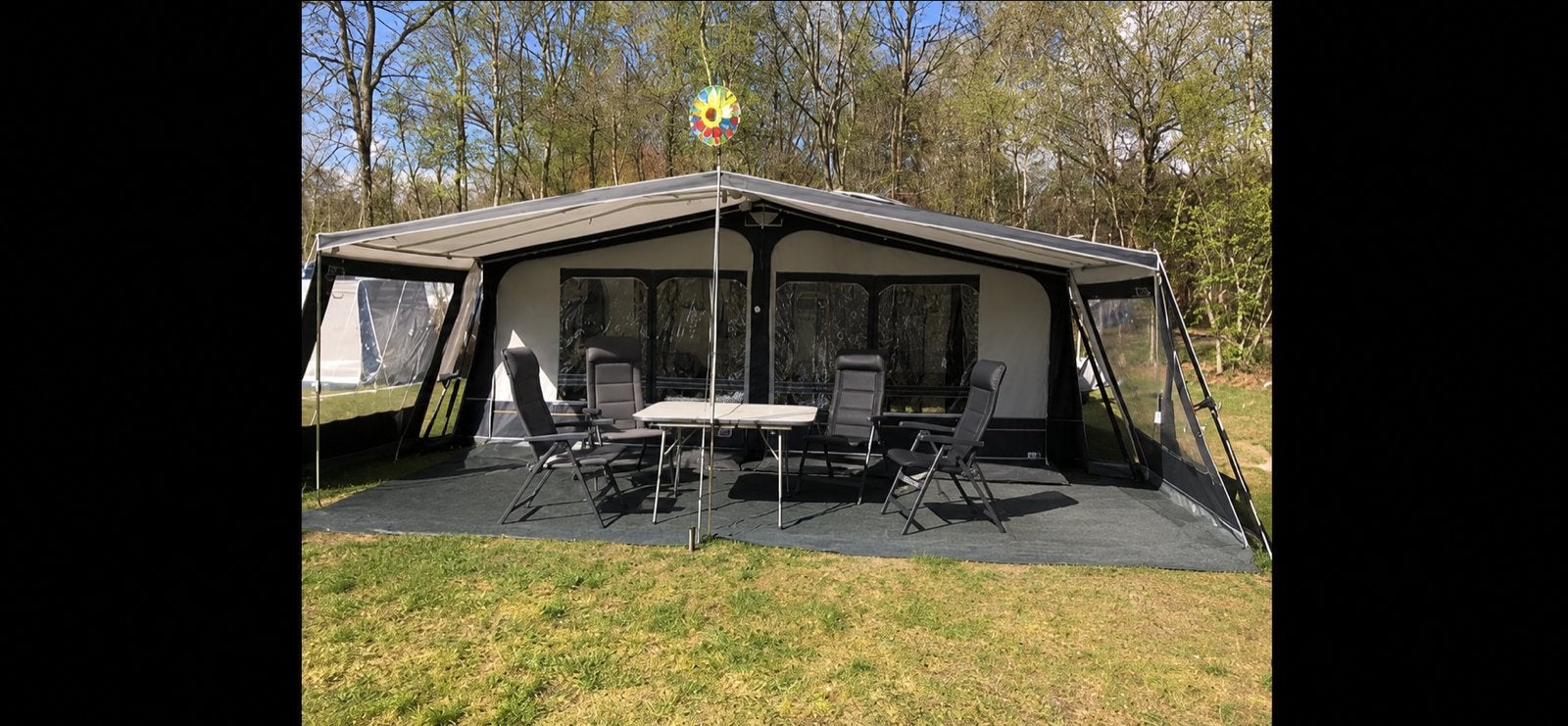 Eriba Nova 532 2003 + voortent en luifel, Caravans en Kamperen, Rondzit, Omvormbare zithoek, Particulier, 5 tot 6 meter