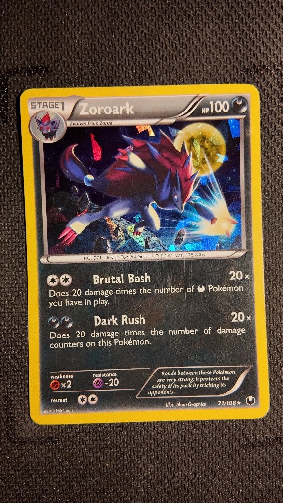 Zoroark 71 Dark Explorers | Pokemon kaart, Ophalen, Zo goed als nieuw, Losse kaart