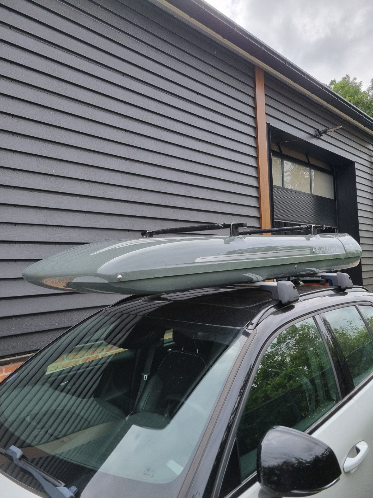 Premium dakkoffer surfbox 2000 extra lang, Ophalen, Zo goed als nieuw