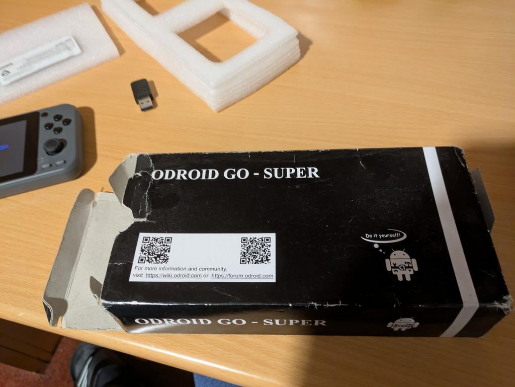 Odroid Go Super met 1TB microSD en veel ROMs, Ophalen of Verzenden, Overige merken, Zo goed als nieuw