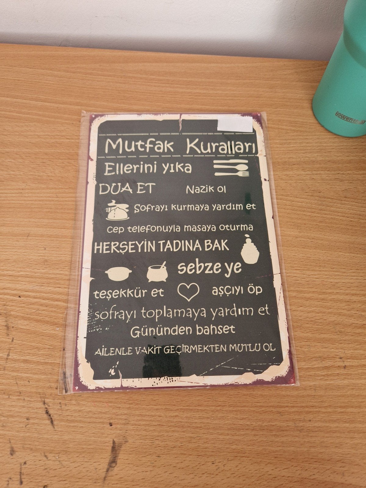 Keuken regels wandlijst - muurplaat - poster, Verzenden, Nieuw