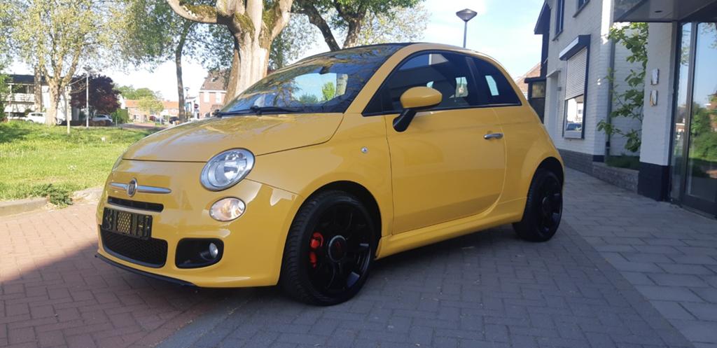 Fiat 500 c cabrio limeted edition nieuwstaat !!!, Auto's, Fiat, Particulier, 500C, ABS, Achteruitrijcamera, Benzine, Euro 4, Cabriolet