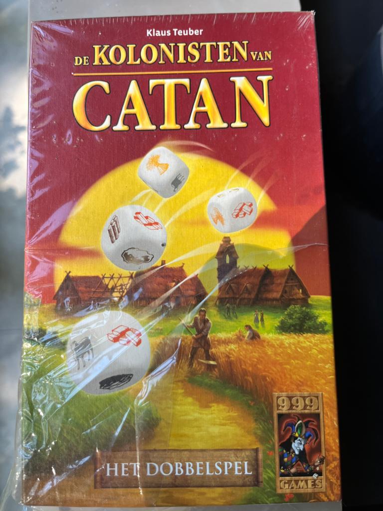 Dobbelspel de kolonisten van Catan, Ophalen of Verzenden, Zo goed als nieuw