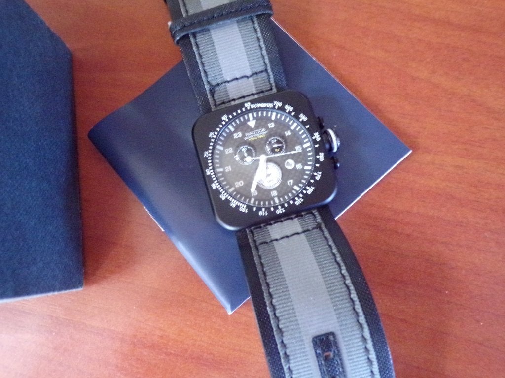Nautica N15526 horloge, Overige merken, Staal, Polshorloge, Kunststof