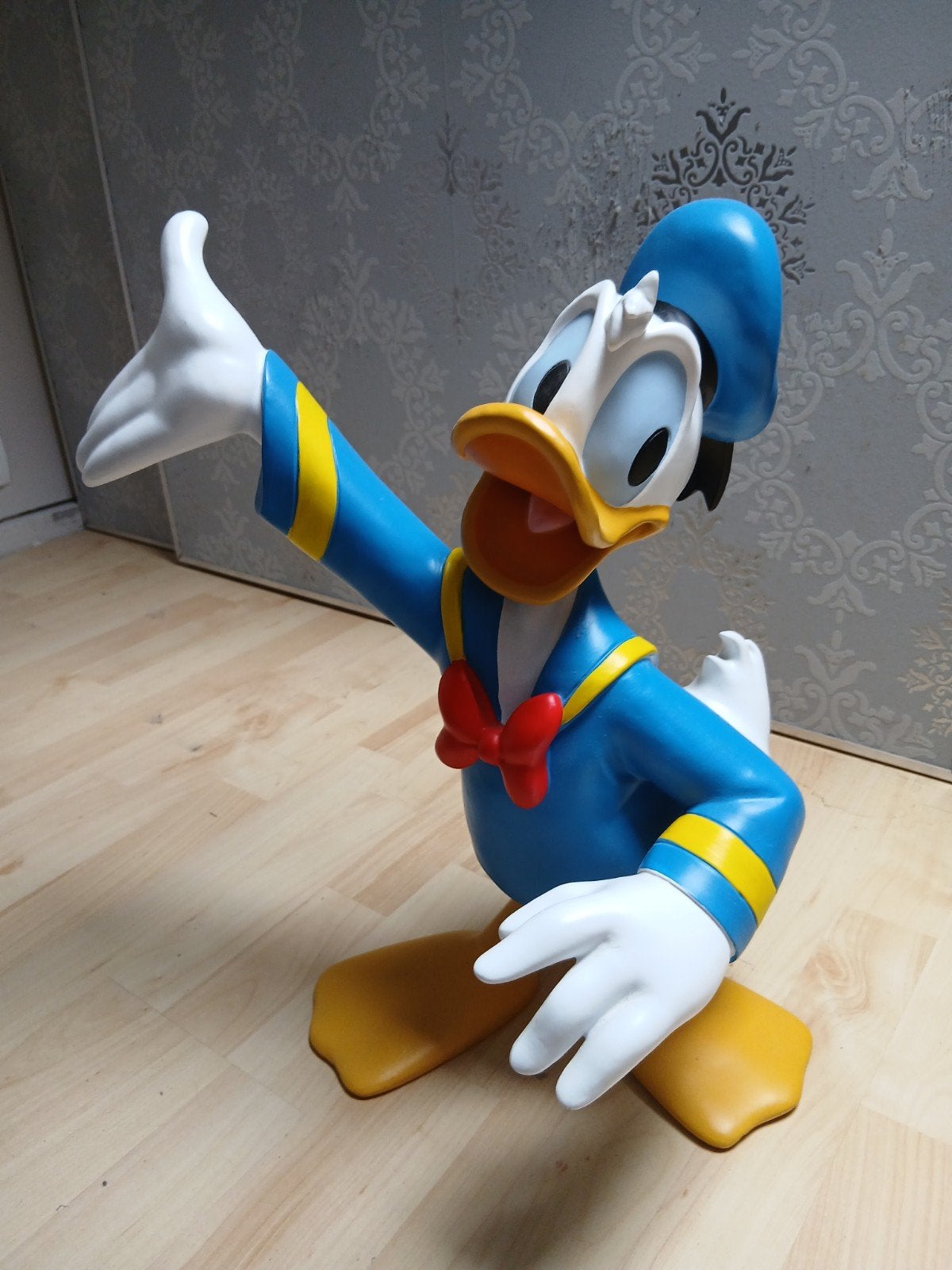 Groot Donald Duck Beeld - Disney Figuur, Ophalen, Donald Duck, Gebruikt, Beeldje of Figuurtje