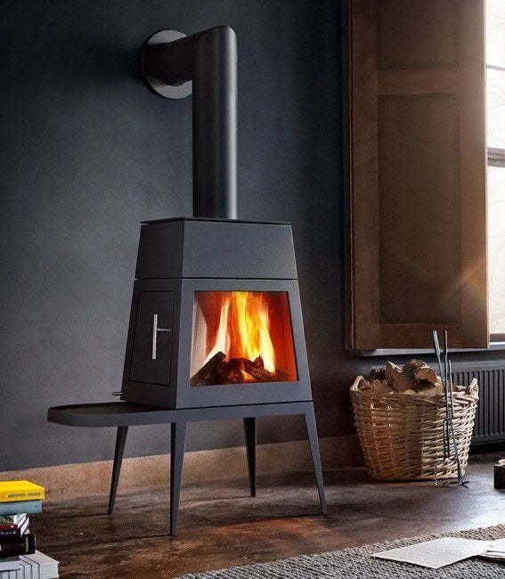Zomerdeal Design Houtkachel van Skantherm type Shaker 2.0, Huis en Inrichting, Kachels, Ophalen of Verzenden, Vrijstaand, Hout