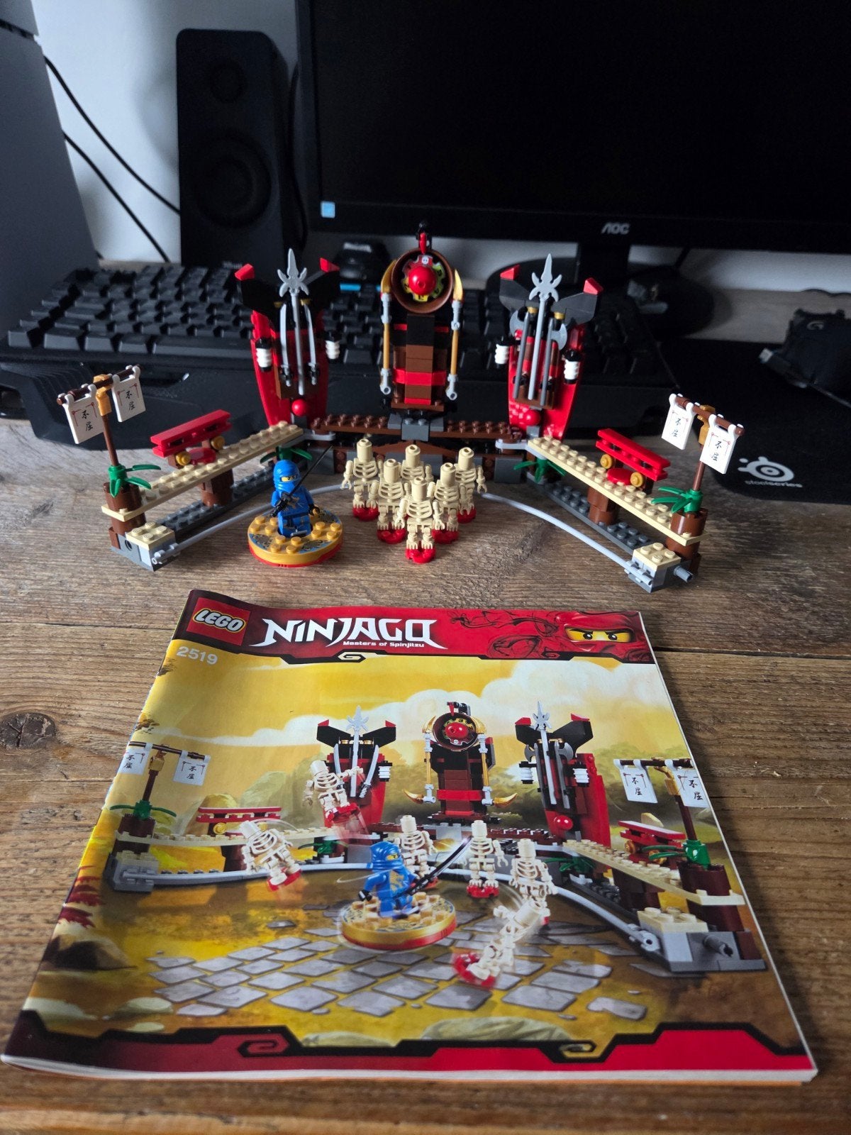 Lego Ninjago 2519 Spinjitzu Dojo, Gebruikt, Lego, Ophalen of Verzenden, Inclusief instructies