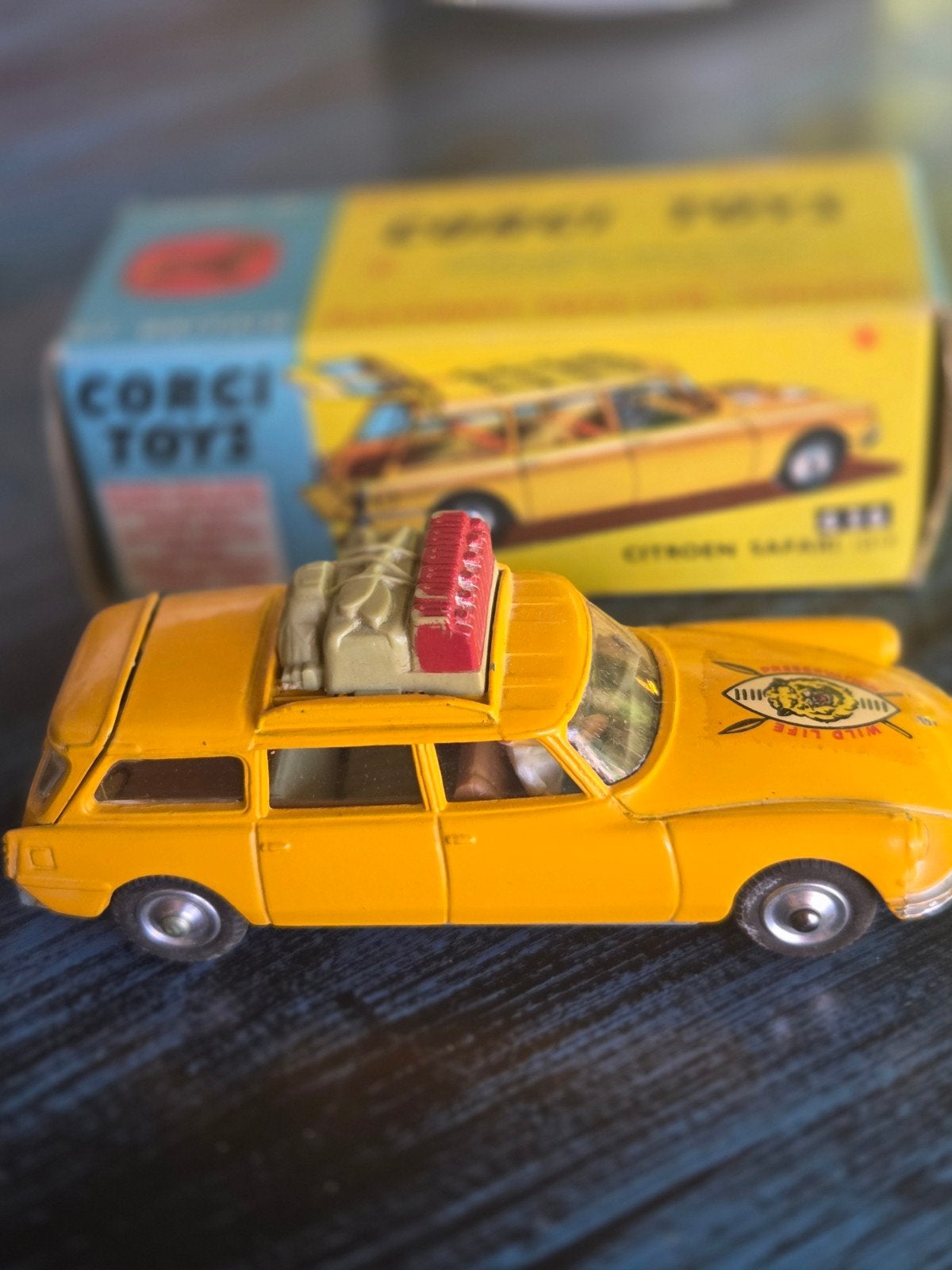 CORGI TOYS #436 CITROEN DS SAFARI zeer mooi origineel +doos, Verzenden, Auto