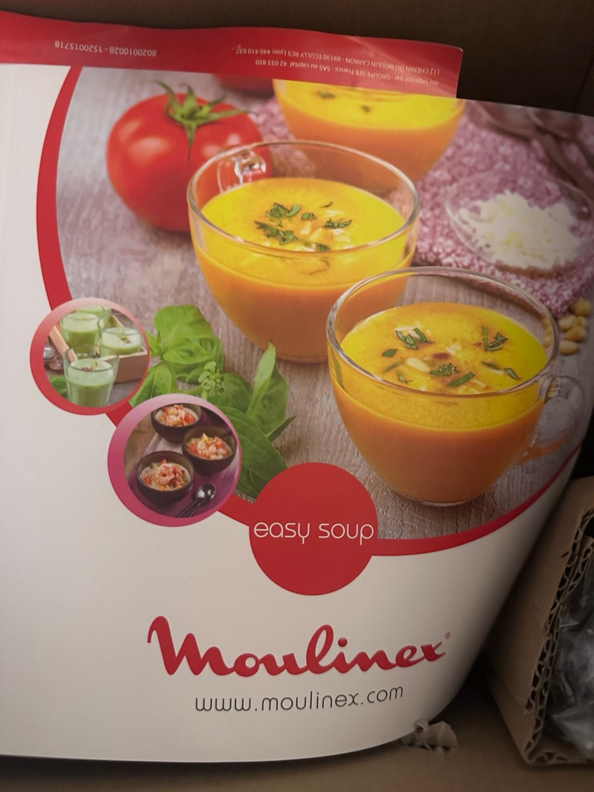 Moulinex Easy Soup Soepmaker - Nieuw in doos, ., 1 tot 2 liter, Nieuw, 3 snelheden of meer