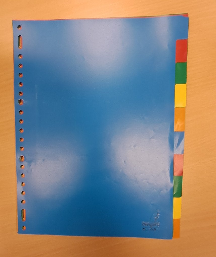 Kunststof tabbladen multicolor, Diversen, Gebruikt, -, -, Ophalen of Verzenden