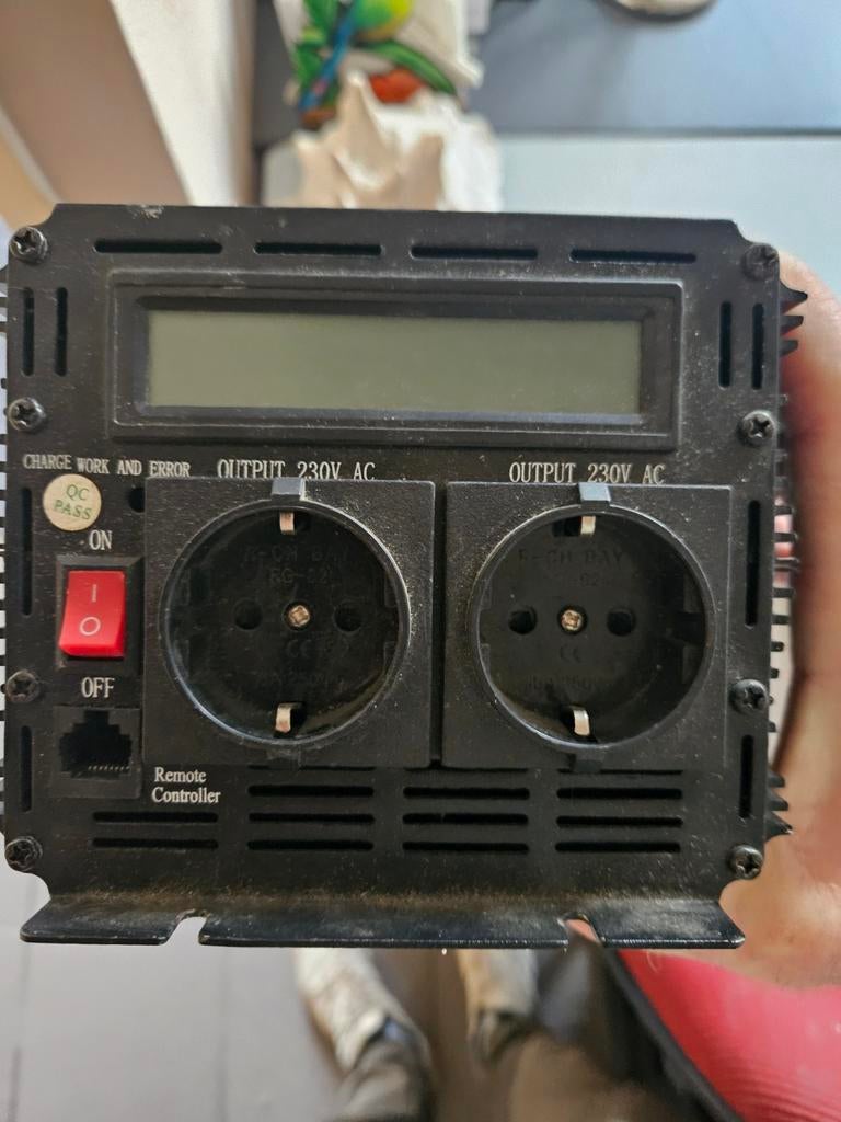 Omvormer 24 volt naar 230 volt, Ophalen