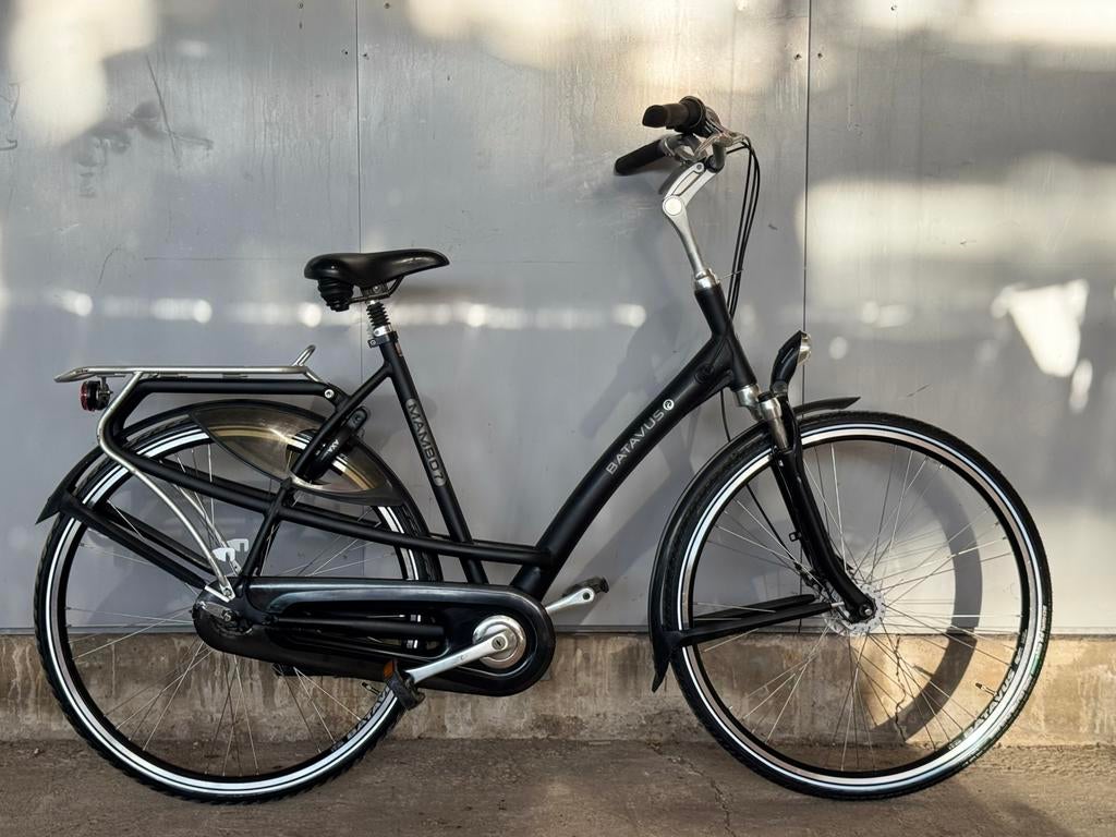 Oerdegelijke Batavus Mambo D57 N7 Stadsfiets - Garantie, Gebruikt, Batavus, Versnellingen, Trommelrem