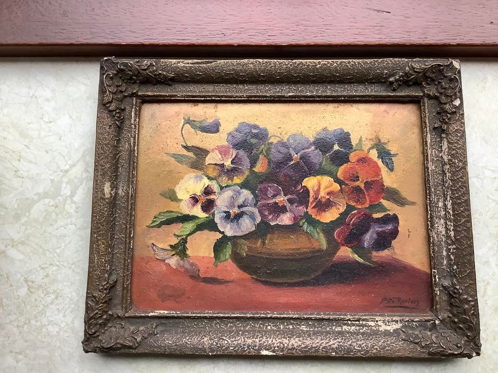 Schilderij Pierre Verkoulen uit Venlo, Antiek en Kunst, Kunst | Schilderijen | Klassiek, Ophalen of Verzenden