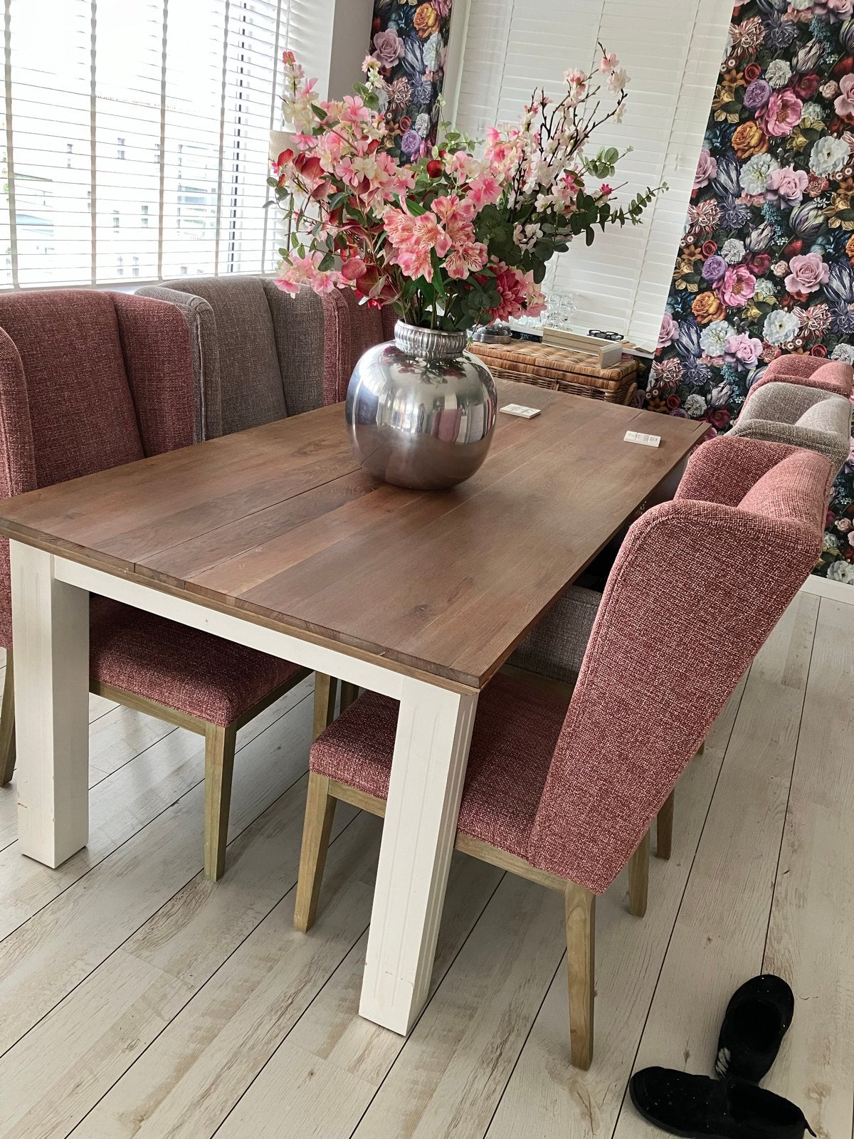 Riviera Maison eetkamer stoelen., Huis en Inrichting, Ophalen, Overige kleuren, Zo goed als nieuw, Stof