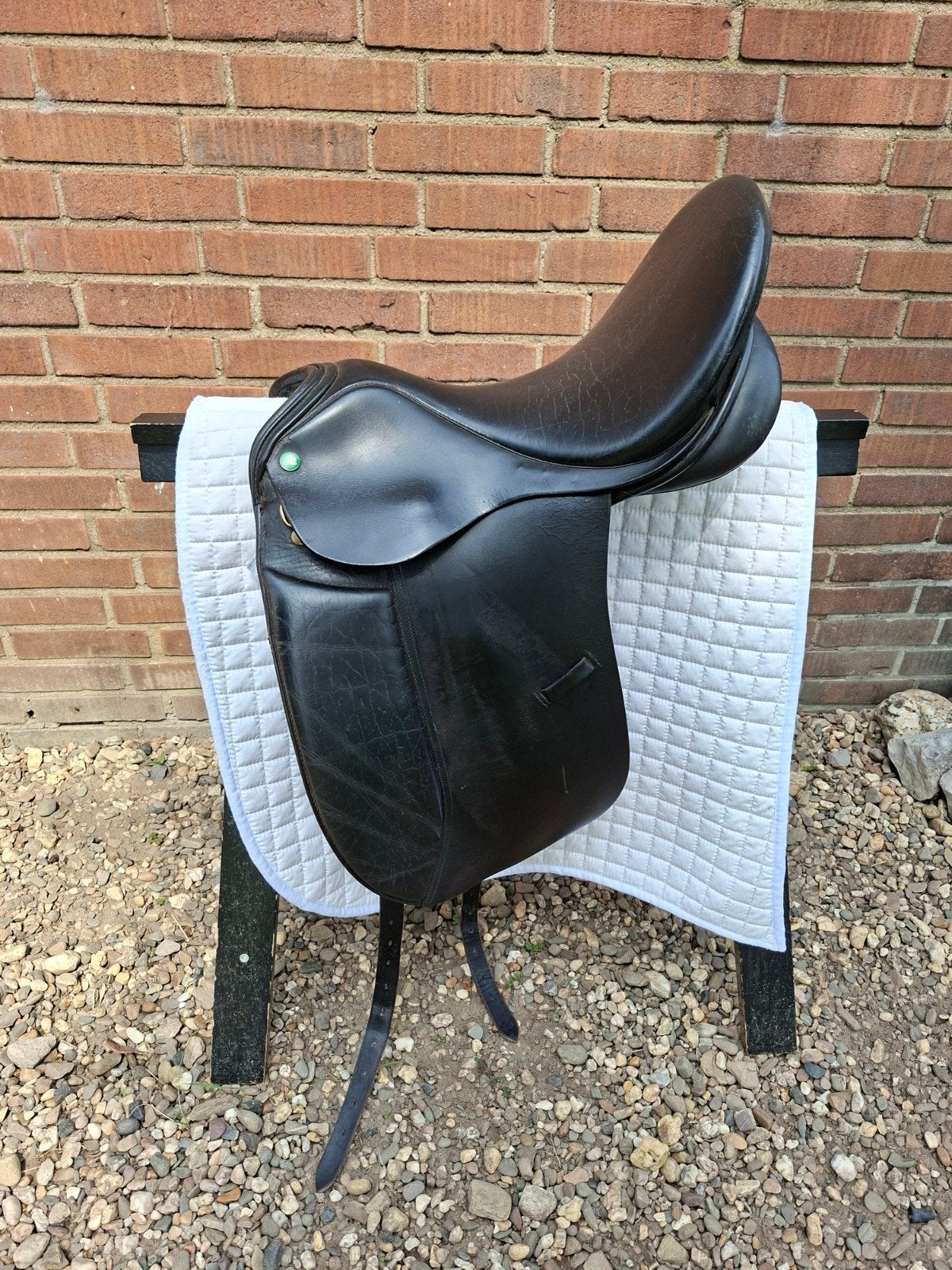 JC zadel  17,5 inch, Ophalen of Verzenden, Gebruikt, Dressuur