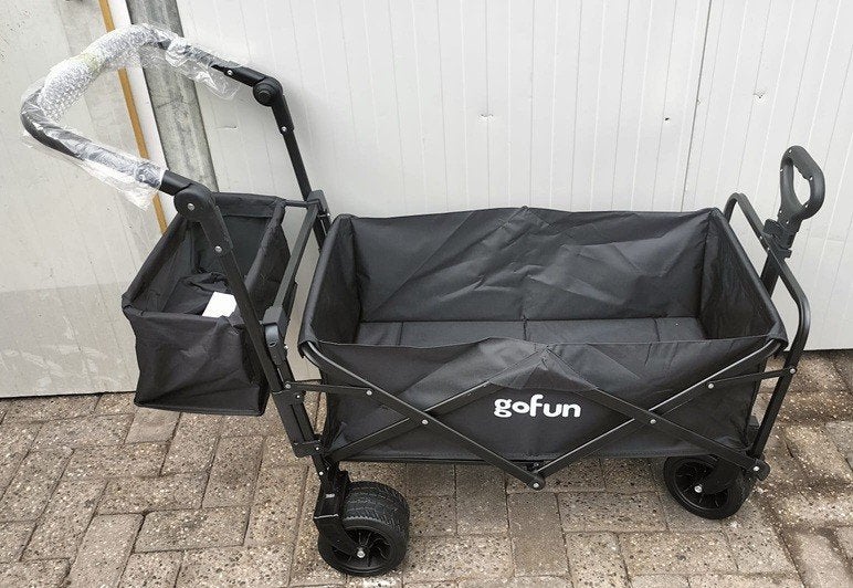 Bolderkar XXL - 150KG Draagvermogen - 150L Inhoud, Ophalen, Opvouwbaar, Zo goed als nieuw