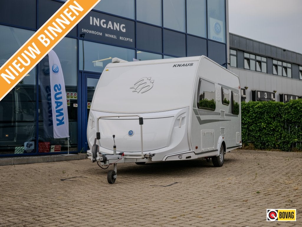 Knaus Sudwind 450 450 FU FRANSBED RONDZIT VOORTENT, Caravans en Kamperen, Rondzit, Bedrijf, Overige typen, Koelkast