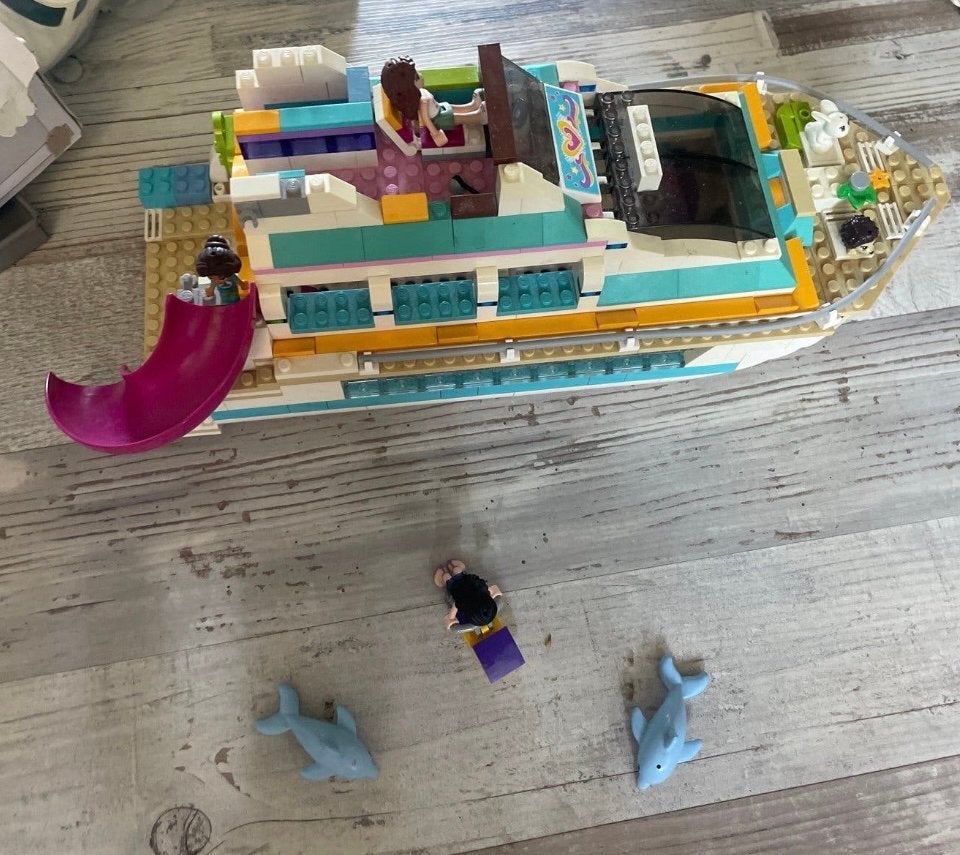 Lego Friends Dolfijn Cruiseschip 41015, Ophalen, Zo goed als nieuw