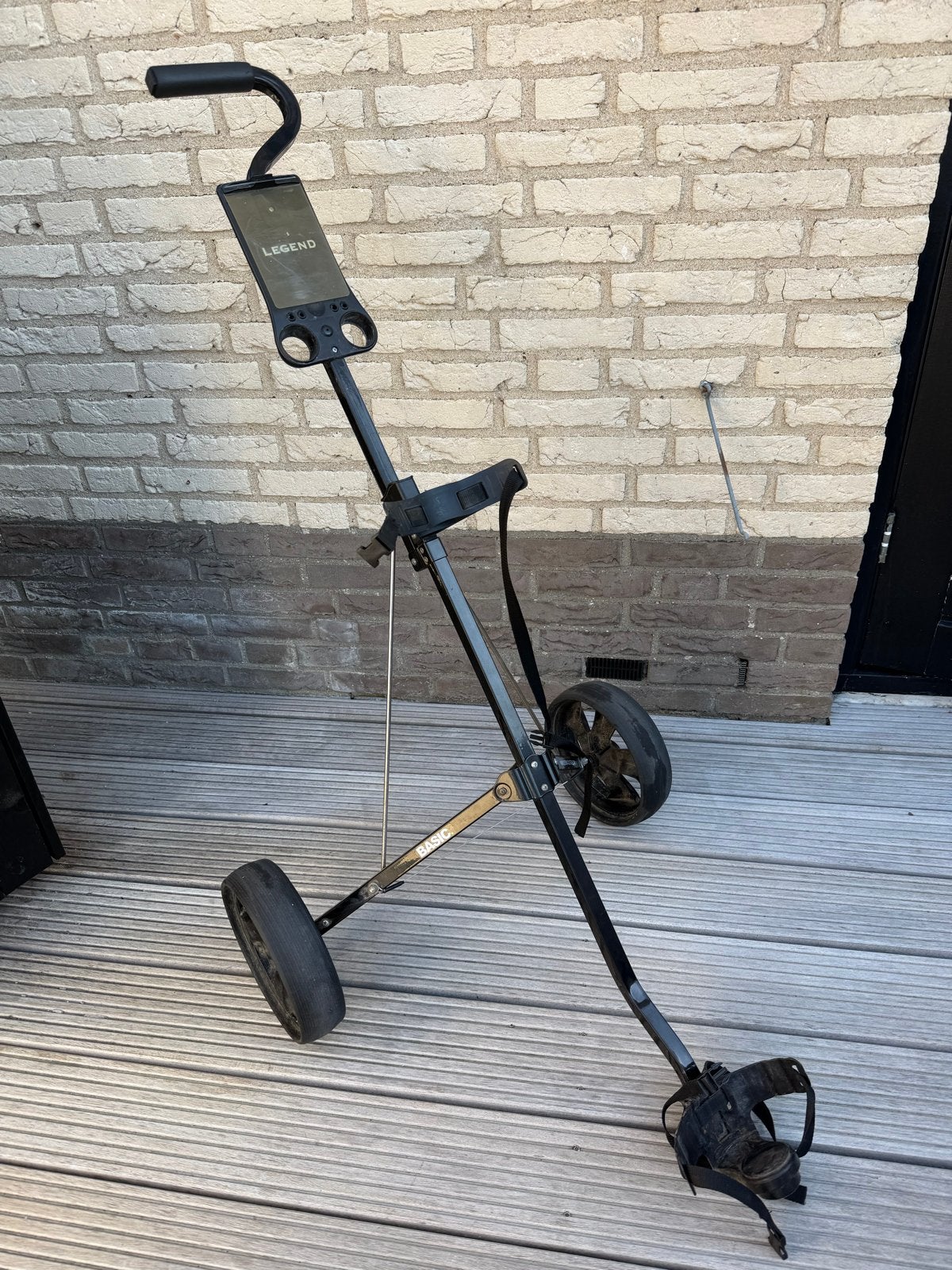 Inklapbare golftrolley (2 wielen) - Legend Basic, Sport en Fitness, Golf, Ophalen of Verzenden, Gebruikt, Golfkar, Overige merken