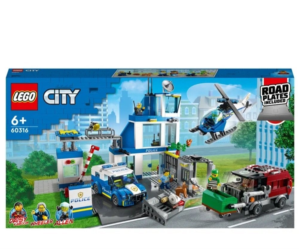 LEGO City 60316 Politiebureau [NIEUW], City, Nieuw, Ophalen of Verzenden, Complete set