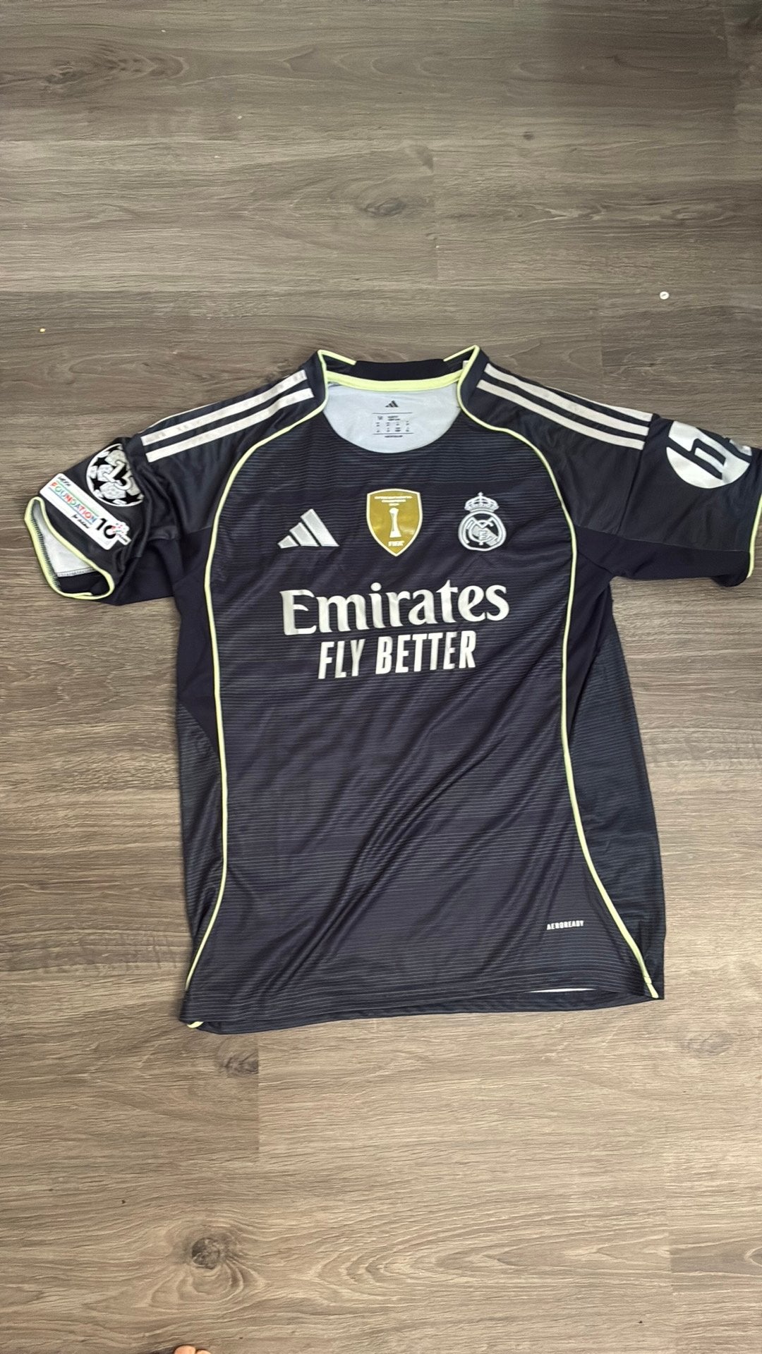 Real Madrid Bellingham #5 Uitshirt 2024/25 – M | Adidas, Maat M, Ophalen of Verzenden, Zo goed als nieuw, Shirt