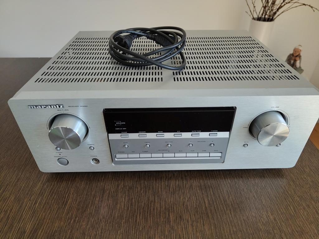 Marantz SR4021 Receiver - Zilver, Marantz, Ophalen of Verzenden, Zo goed als nieuw, 60 tot 120 watt