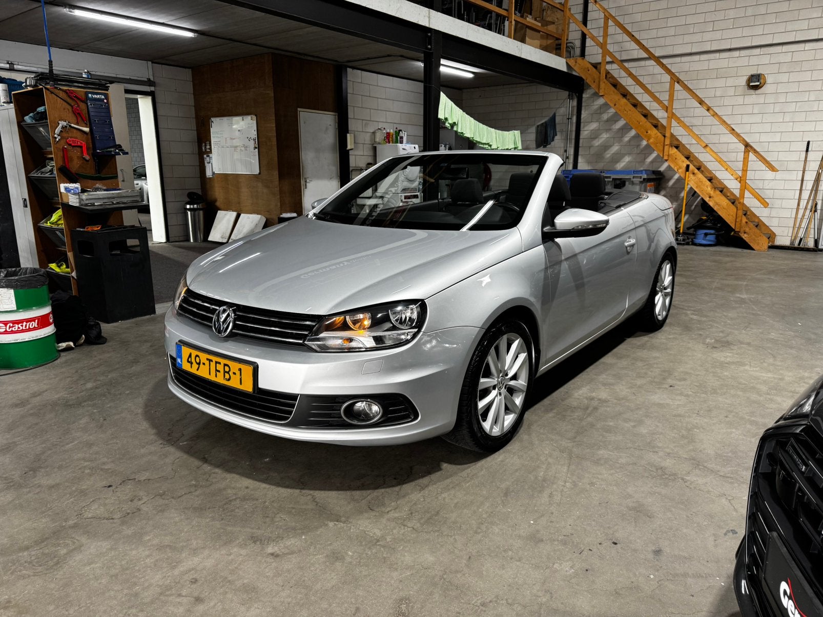Volkswagen Eos 1.4 TSI 90KW 2012 Grijs, Auto's, Voorwielaandrijving, 4 cilinders, Cabriolet, 4 stoelen
