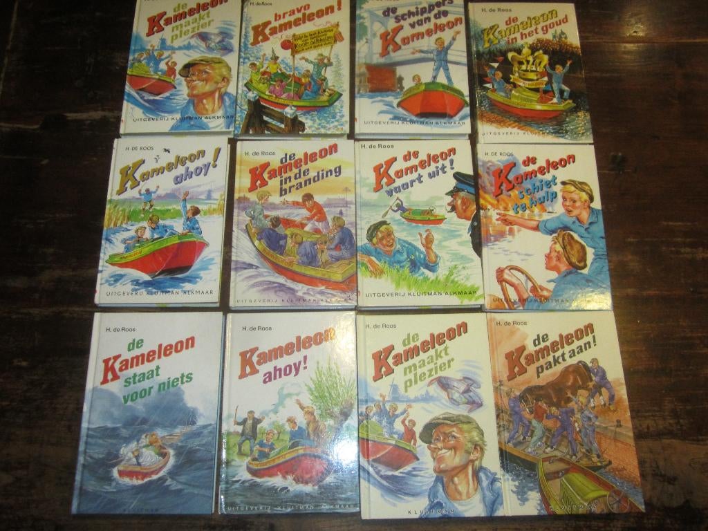 H de Roos Kameleon pakt/plezier/water/wind/ahoy/hens/dreef, Boeken, Ophalen of Verzenden, Zo goed als nieuw, Fictie algemeen