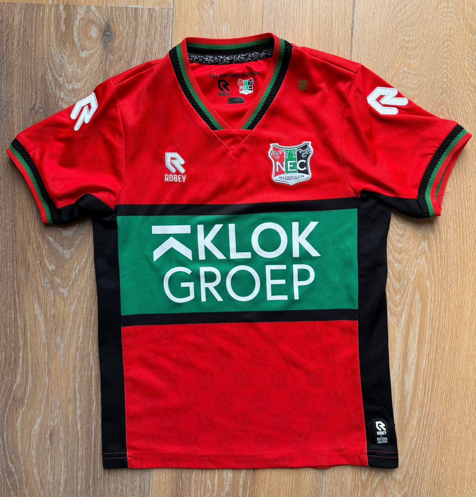 NEC shirt thuis seizoen 23/24 maat 140, Maat XS of kleiner, Ophalen of Verzenden, Zo goed als nieuw, Shirt