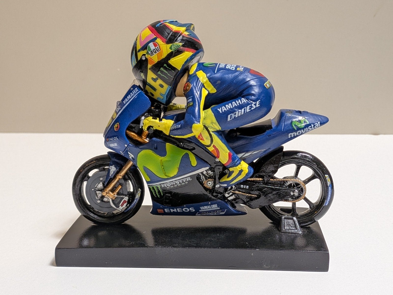 Kunstwerk Valentino Rossi - Yamaha YZR-M1 - MotoGP, Ophalen of Verzenden, Nieuw, 1:9 t/m 1:12, Motor