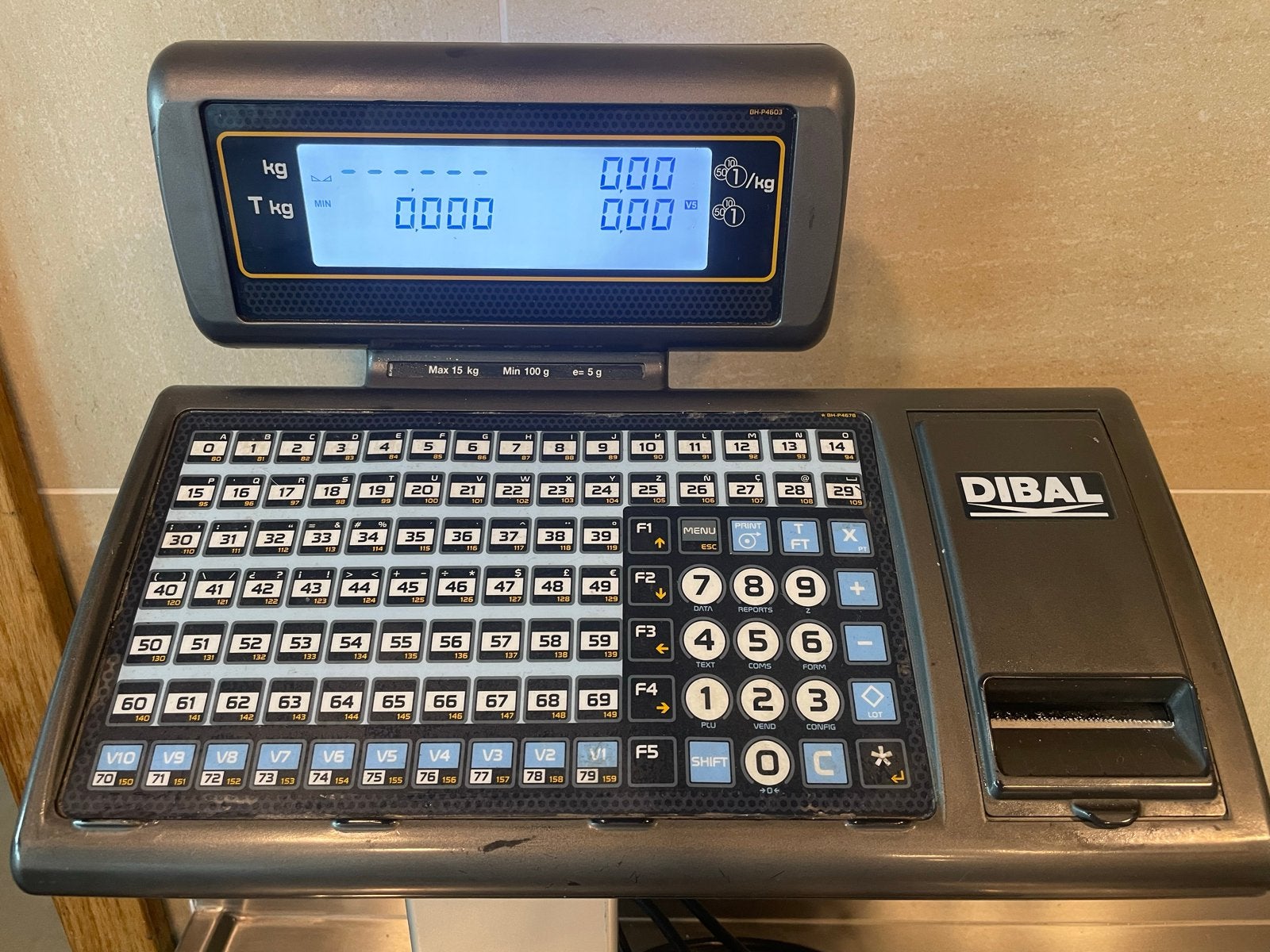 Dibal winkel weegschaal, Ophalen, Winkelweegschaal, 1 tot 500 gram, Zo goed als nieuw