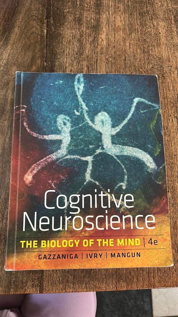 Cognitive Neuroscience, Ophalen of Verzenden, Zo goed als nieuw