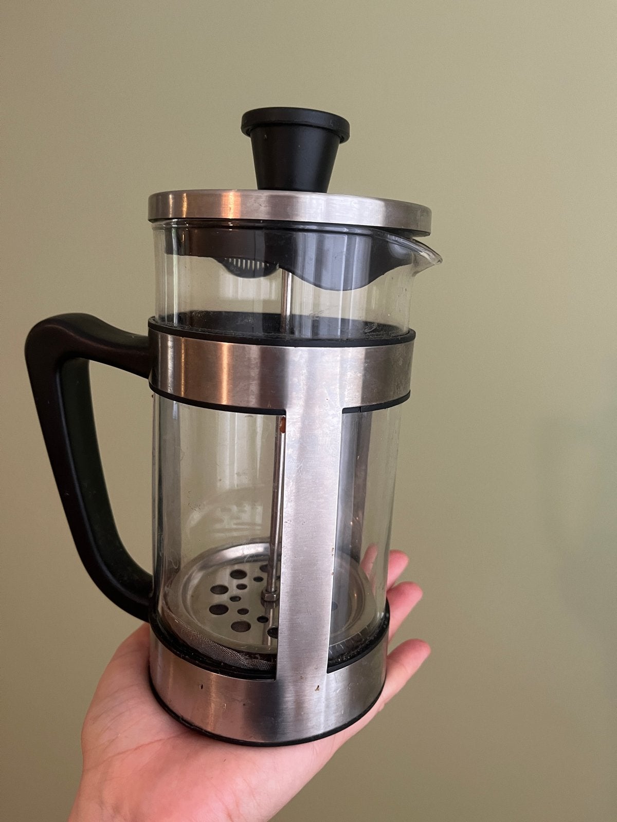Glazen French Press Koffiezetter, 4 tot 10 kopjes, Ophalen, Overige modellen, Gemalen koffie