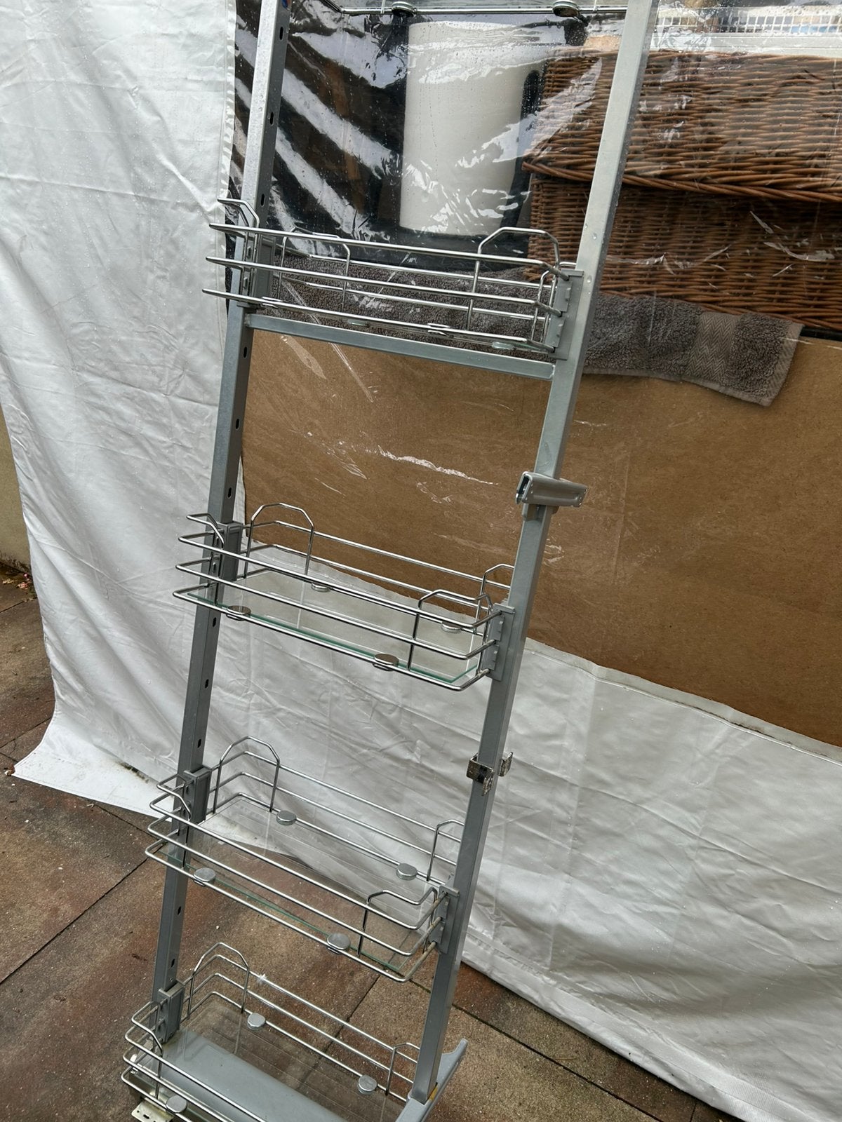 Uitrek rek voor keuken kast, Minder dan 50 cm, 200 cm of meer, Ophalen of Verzenden, Zo goed als nieuw