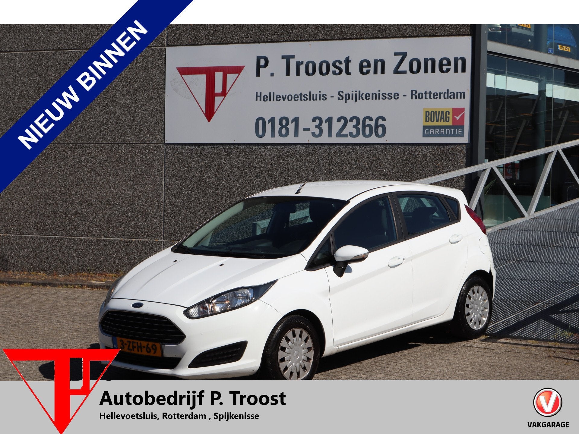 Ford Fiesta 1.6 TDCi Airco/Navigatie/Bluetooth MEENEEMPRIJS/, Auto's, Ford, Voorwielaandrijving, Stof, Gebruikt, 4 cilinders