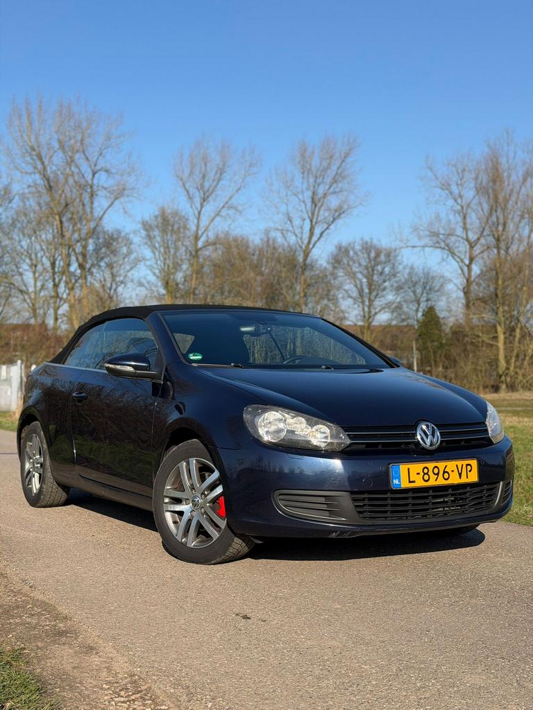 Volkswagen Golf 1.2 Cabrio 2013 Blauw, Auto's, Voorwielaandrijving, 4 cilinders, Golf, Geïmporteerd