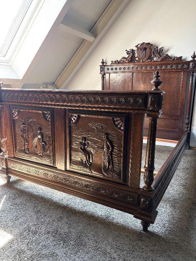 bretons bed en kast, Ophalen