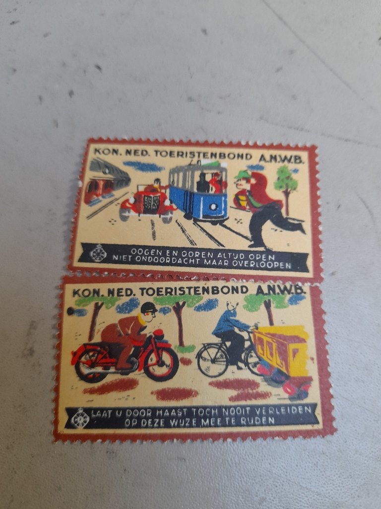 Oude sluitzegels ANWB, Ophalen of Verzenden, Postfris