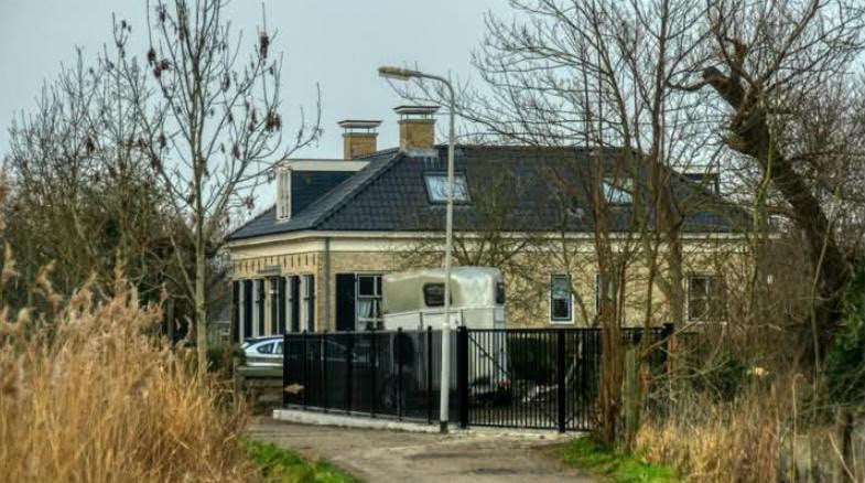Gecoate zwart hekwerk, Tuin en Terras, Tuinhekken en Hekwerk, Ophalen, Met poort, Spijlenhekwerk, Zo goed als nieuw
