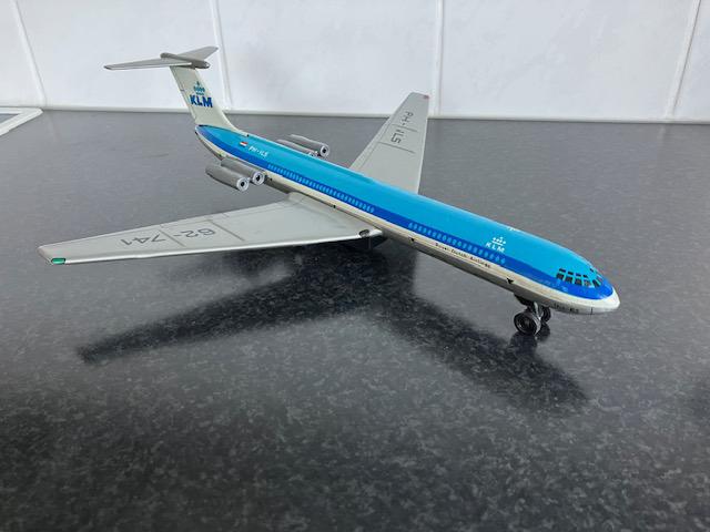 Blikken vliegtuigje KLM  PH-ILS, Antiek en Kunst, Ophalen