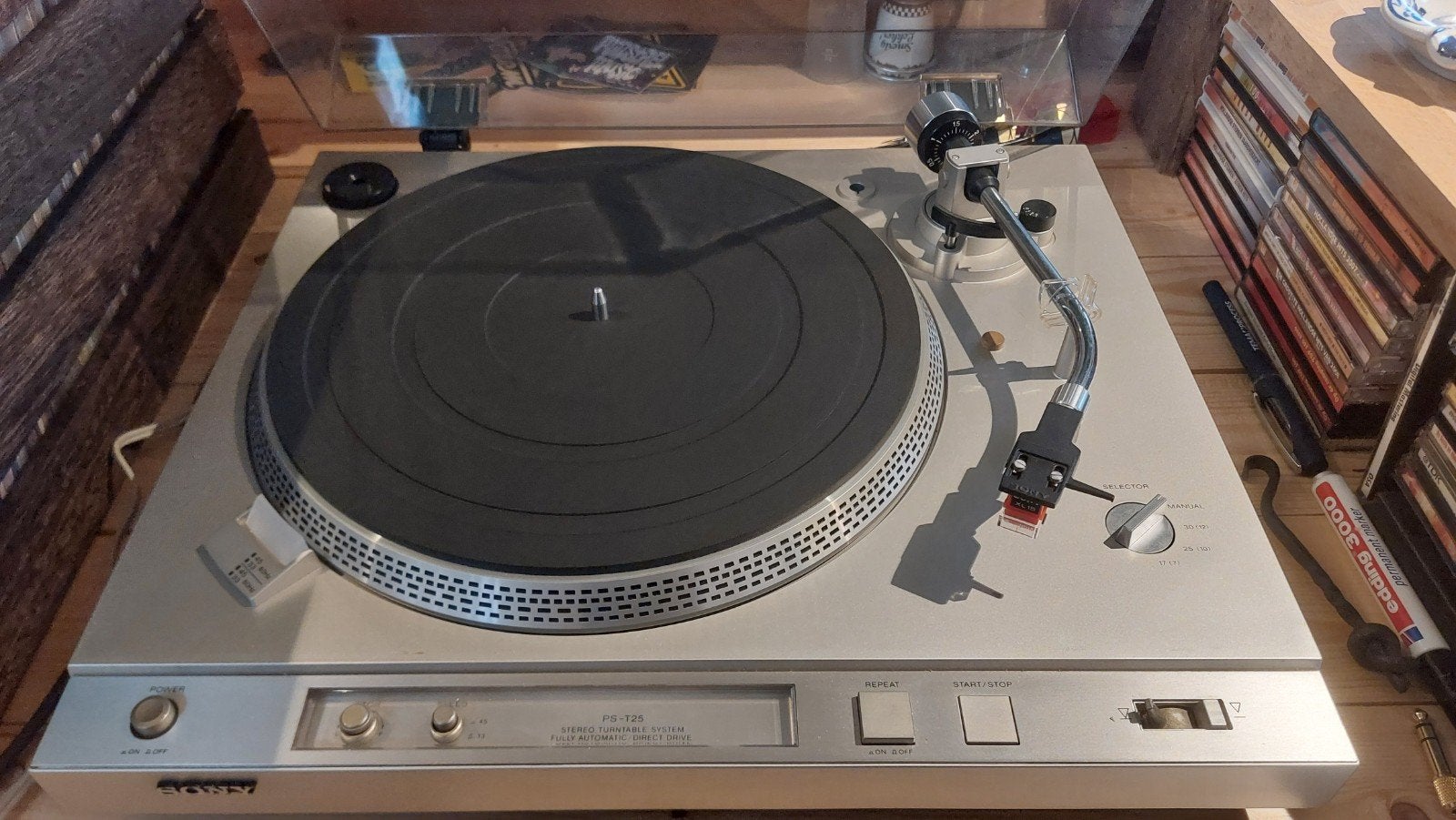 Platenspeler Sony PS-T25 in goede staat, Audio, Tv en Foto, Platenspelers, Ophalen, Gebruikt, Automatisch, Platenspeler