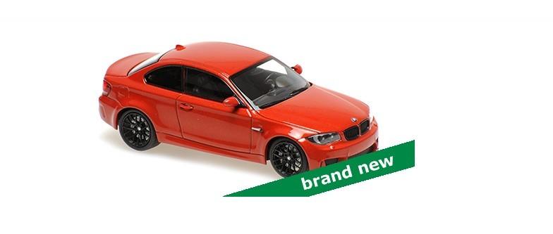 BMW 1M Coupe 2011 Oranje Metallic - Maxichamps 1:43