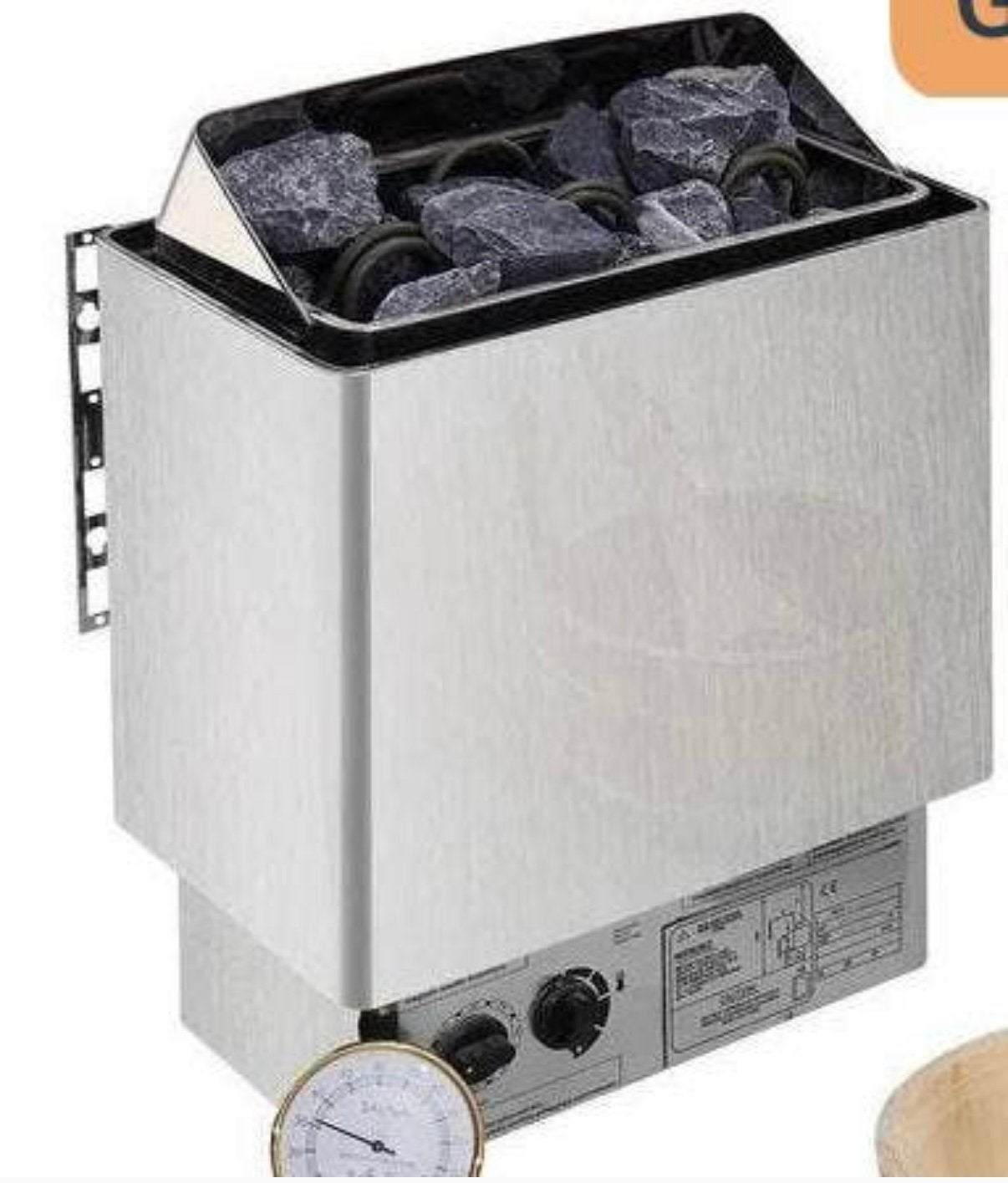 Saunakachel elektrisch 6W NIEUW, Sport en Fitness, Sauna, Ophalen of Verzenden, Zo goed als nieuw, Complete sauna