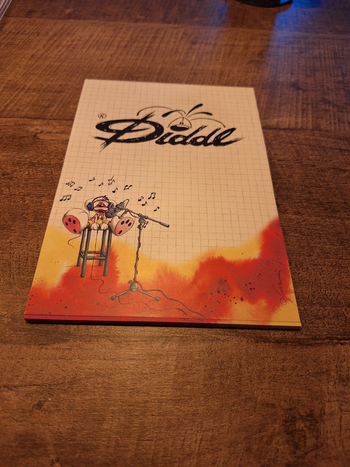 Diddl A5 blok nr 197 met 33 blaadjes, Ophalen of Verzenden, Diddl, Gebruikt, Papier, Kaart of Schrift