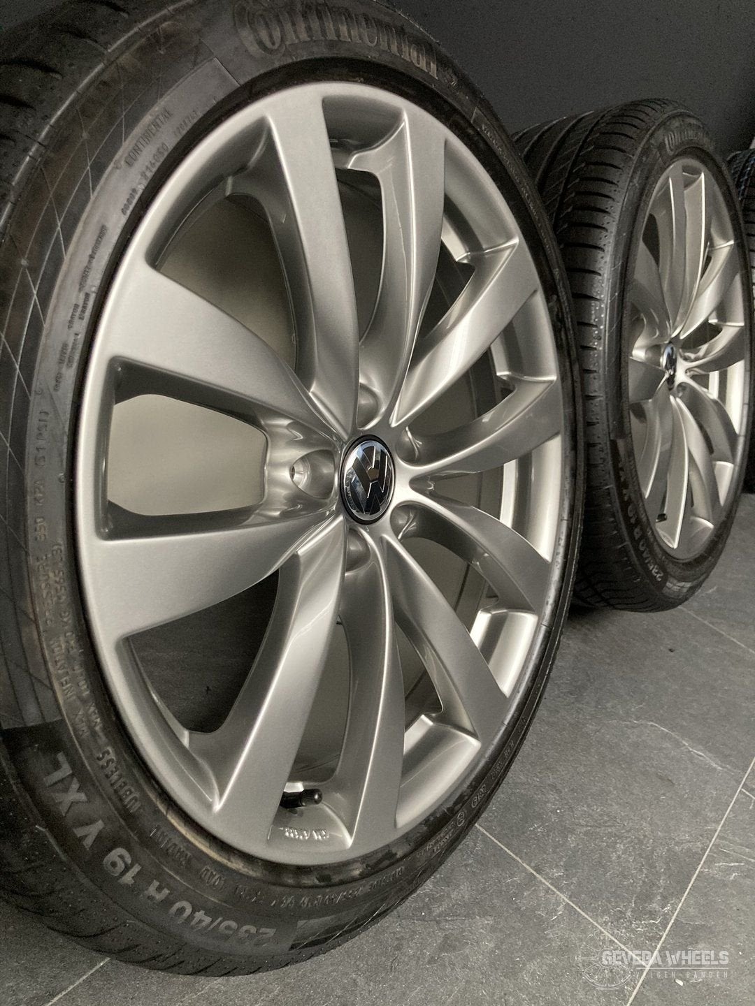19” originele Volkswagen Passat velgen + banden 5x112 1K8 07, 19 inch, Gebruikt, -, -